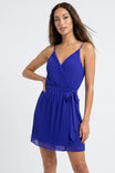 Pleated Chiffon Dress