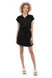 Button Up Collard Shirt Dress