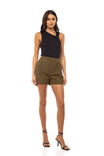 Asymmetric Front Shorts