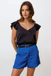 Front Patch Pocket Shorts