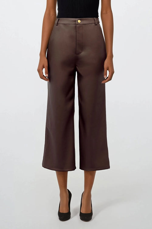 Vegan Butter Leather Culotte Pants – Naked Zebra Wholesale