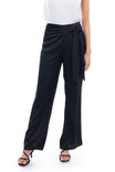 Wide Leg Pants with Tie Detail