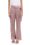 Wide Leg Pants with Tie Detail