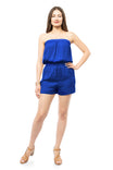Bandeau Style Cargo Romper