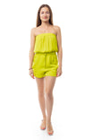 Bandeau Style Cargo Romper
