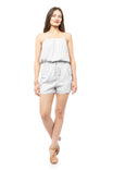Bandeau Style Cargo Romper