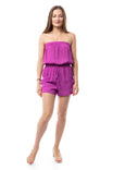 Bandeau Style Cargo Romper