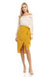 Wrap Midi Skirt