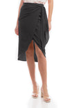 Wrap Midi Skirt