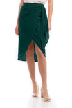 Wrap Midi Skirt