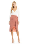 Wrap Midi Skirt