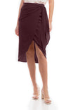 Wrap Midi Skirt