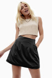 Pleated Mini Skirt