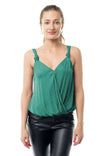 Knot Strap Surplice Top