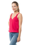 Knot Strap Surplice Top