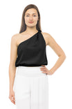 One Shoulder Knot Detail Top