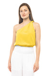 One Shoulder Knot Detail Top