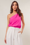 One Shoulder Knot Detail Top