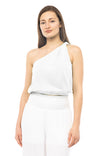 One Shoulder Knot Detail Top