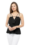 Strappy Satin Top
