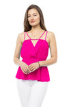 Strappy Satin Top