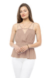 Strappy Satin Top