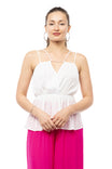 Strappy Satin Top