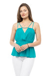 Strappy Satin Top