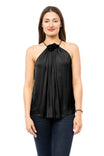 Flower Effect Halter Neck Top
