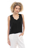 Scalloped Neckline Blouse