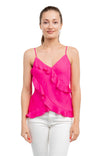 V-Neck Cami with Ruffles