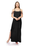 Braided Trim Maxi Dress