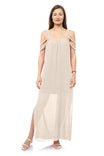 Braided Trim Maxi Dress
