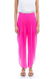 Pleated Chiffon Long Pants