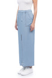 Tencel™ High Front Slit Maxi Skirt
