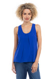 Scoop Neck Tank With Pleat Detail