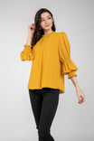3/4 Blouson Sleeve Blouse