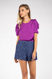 Herringbone Tweed Shorts