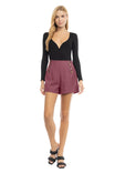 Button Front Shorts