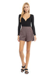 Button Front Shorts