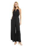 Strappy Ruching Wide Leg Jumpsuit