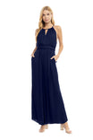 Strappy Ruching Wide Leg Jumpsuit