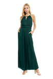 Strappy Ruching Wide Leg Jumpsuit