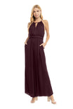 Strappy Ruching Wide Leg Jumpsuit