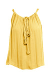 Tunnel Tie Satin Swing Top