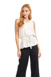 Peplum Tank With Binding Detail