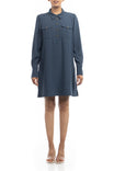 Long Sleeve Safari Mini Dress