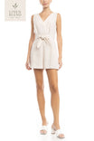 Bow Detail Sleeveless Romper