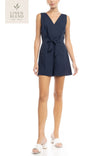 Bow Detail Sleeveless Romper