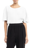 Batwing Sleeve Fitted Blouse